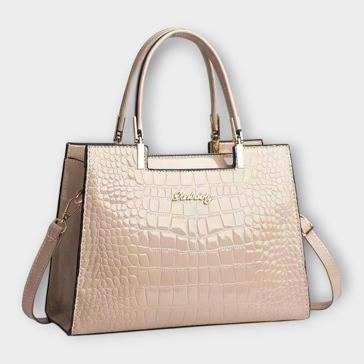 Harper Brooklyn| Handbag - Glossy Crocodile Pattern