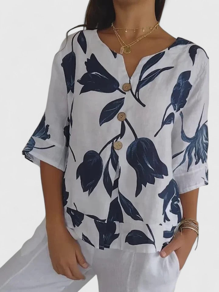 Harper Brooklyn | V-Neck Blouse