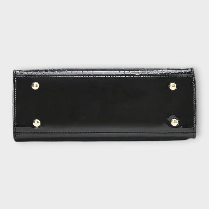 Harper Brooklyn| Handbag - Glossy Crocodile Pattern