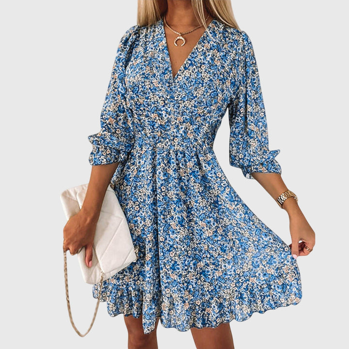 Harper Brooklyn| Dress - Floral, Puff Sleeve