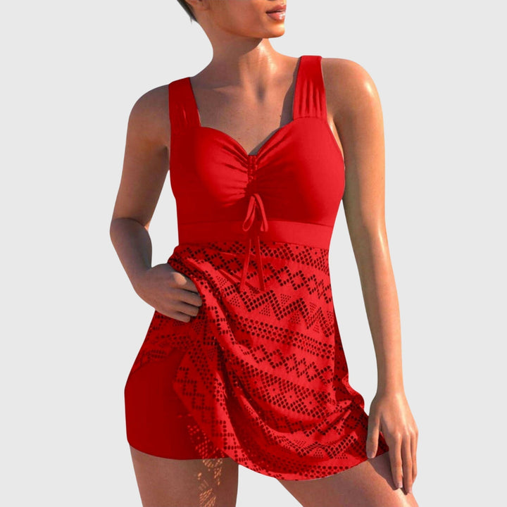 Harper Brooklyn| Two-Piece Swimsuit, Swimwear Material, Regular Fit, Skirted Style