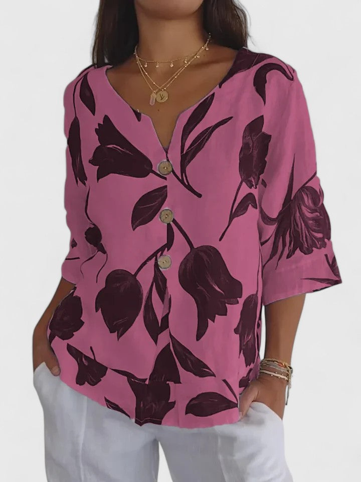 Harper Brooklyn | V-Neck Blouse
