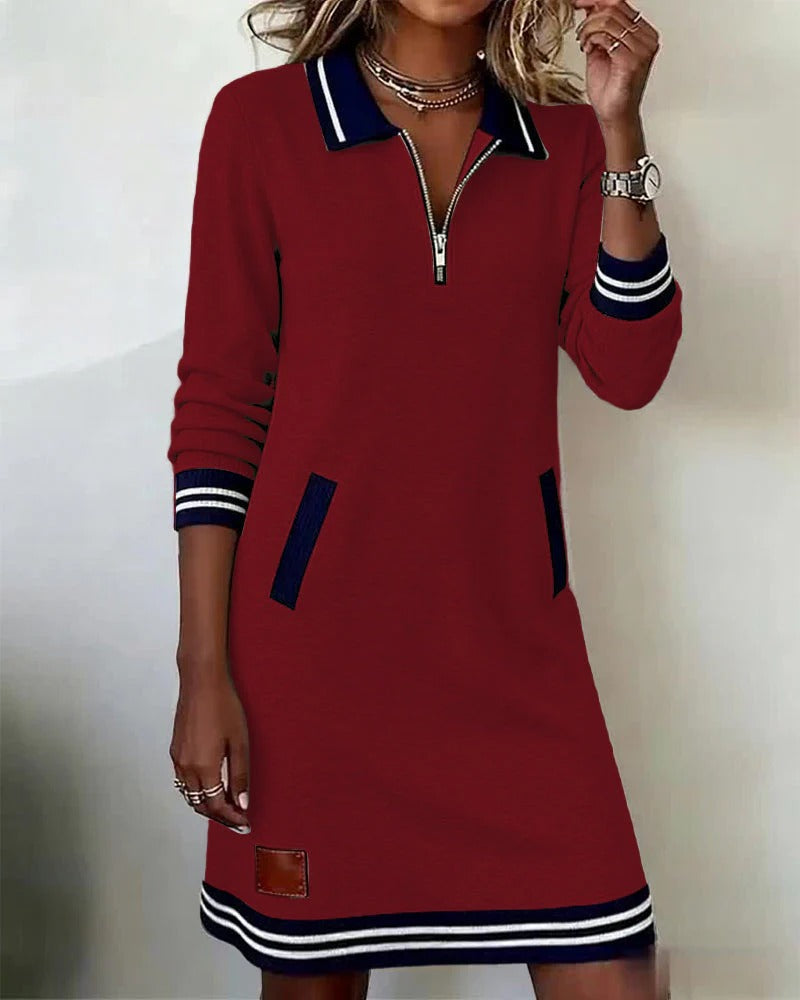 Harper Brooklyn| Long Sleeve Cotton Dress