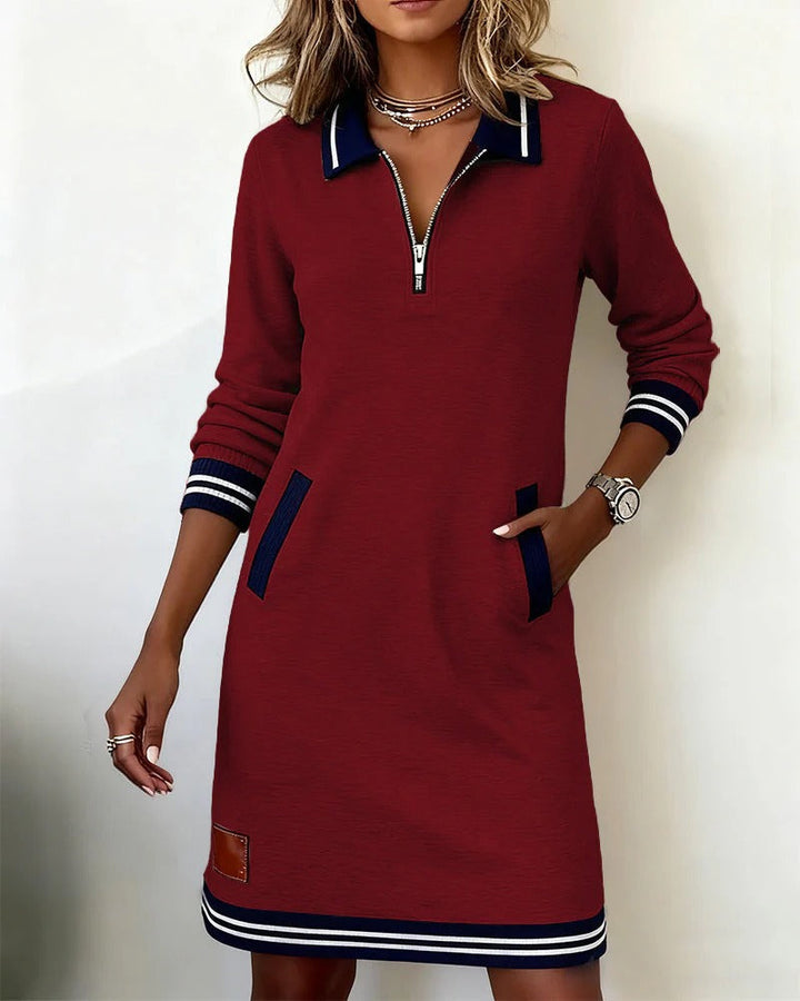 Harper Brooklyn| Long Sleeve Cotton Dress