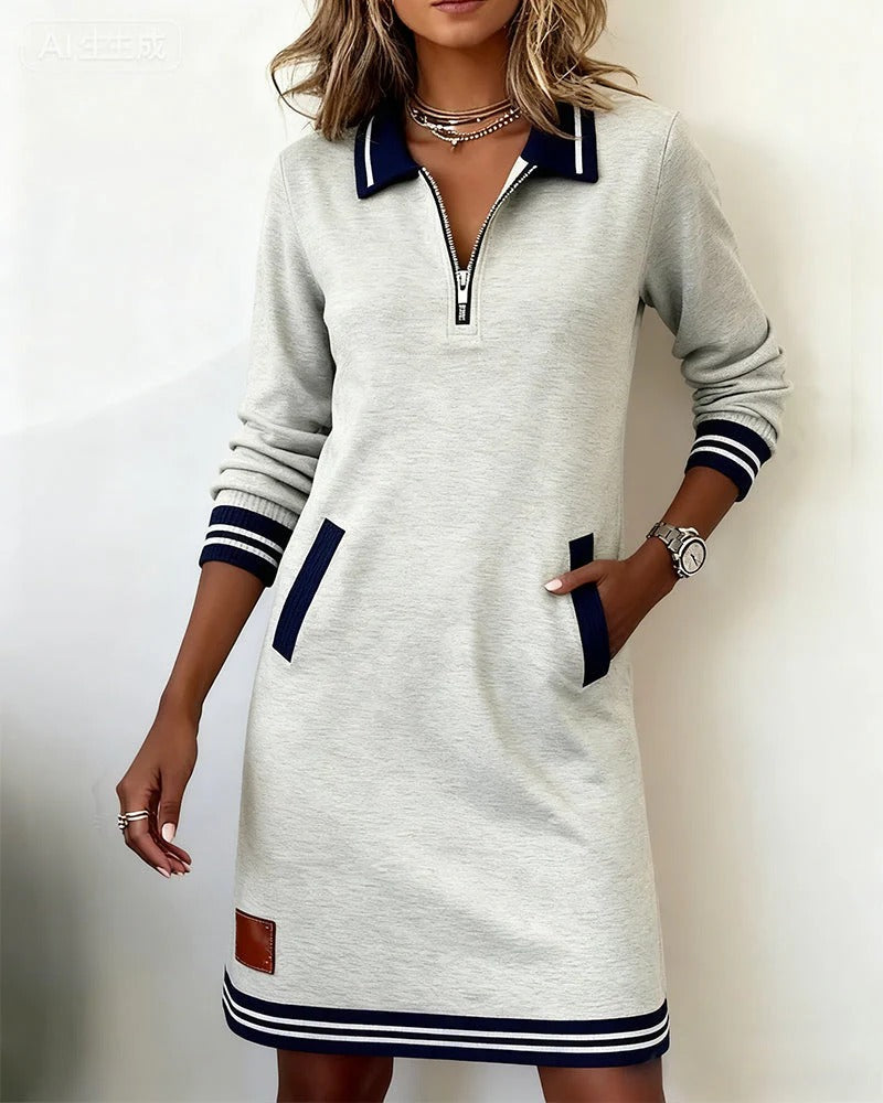 Harper Brooklyn| Long Sleeve Cotton Dress