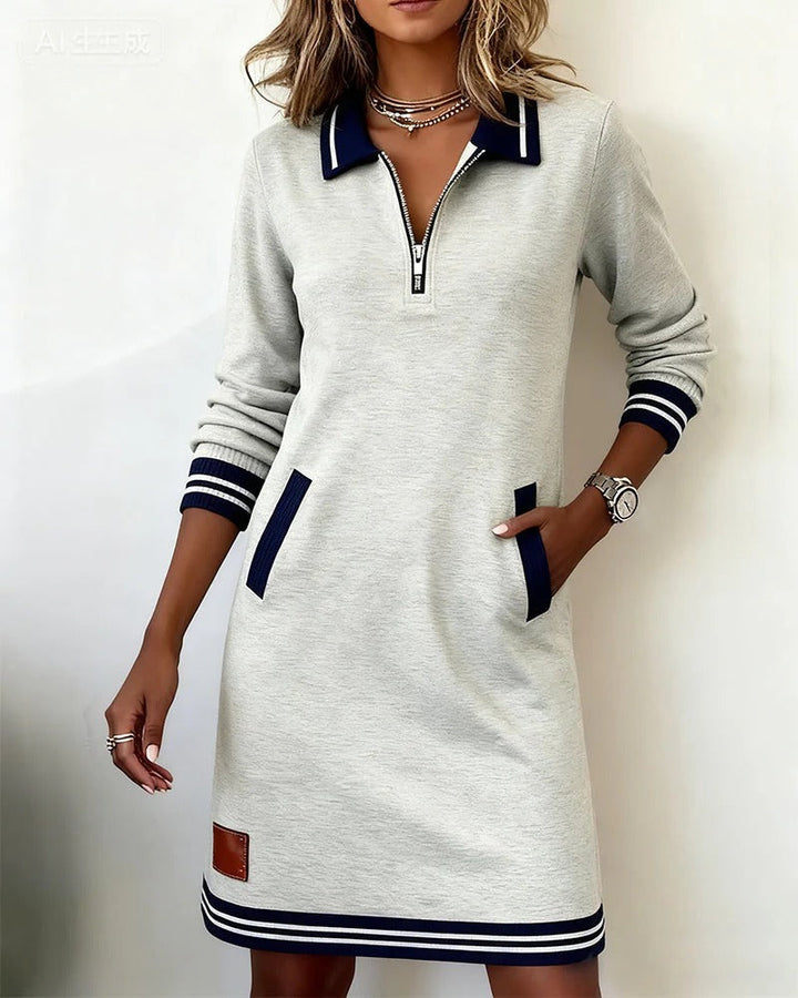 Harper Brooklyn| Long Sleeve Cotton Dress