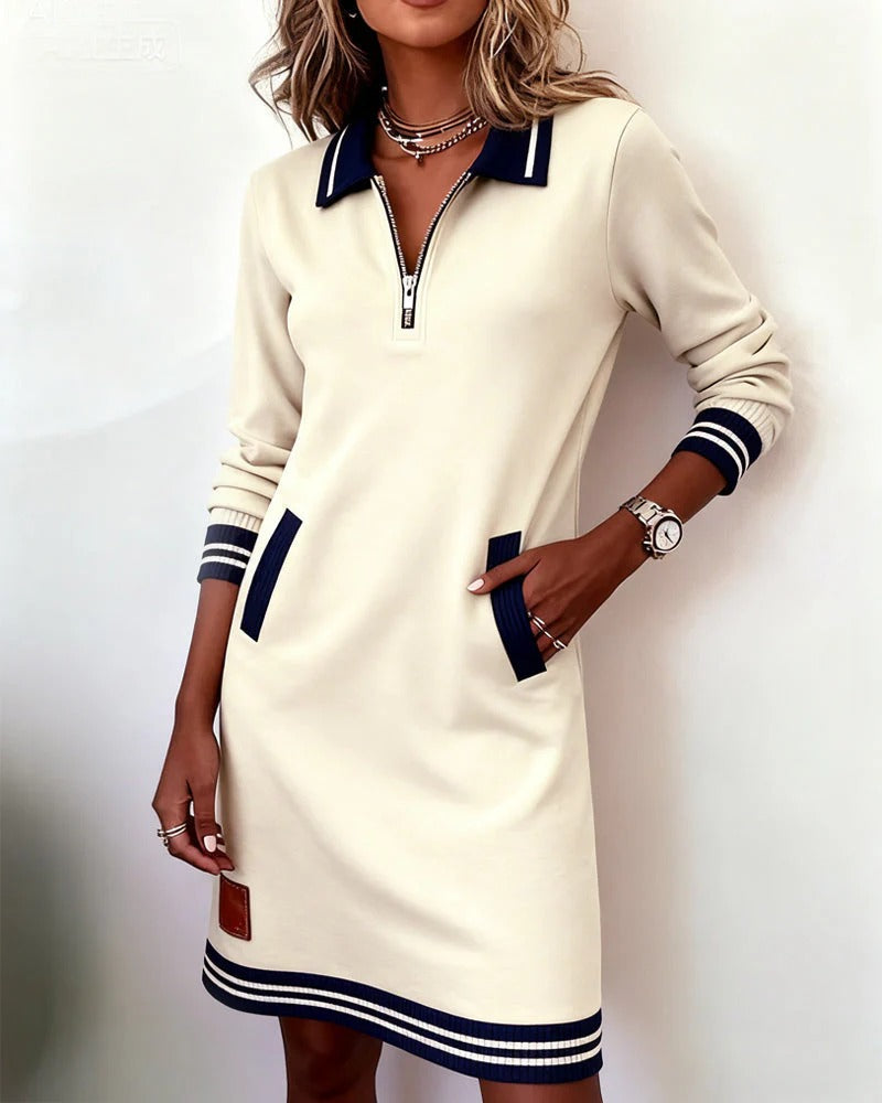 Harper Brooklyn| Long Sleeve Cotton Dress