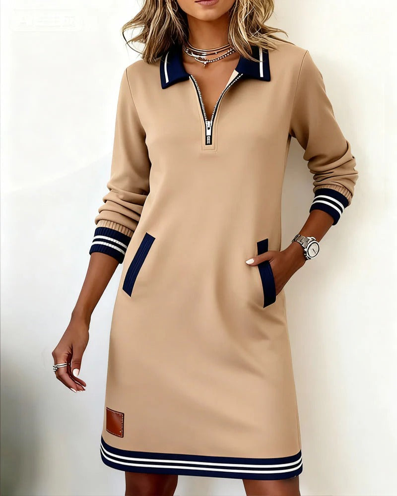 Harper Brooklyn| Long Sleeve Cotton Dress