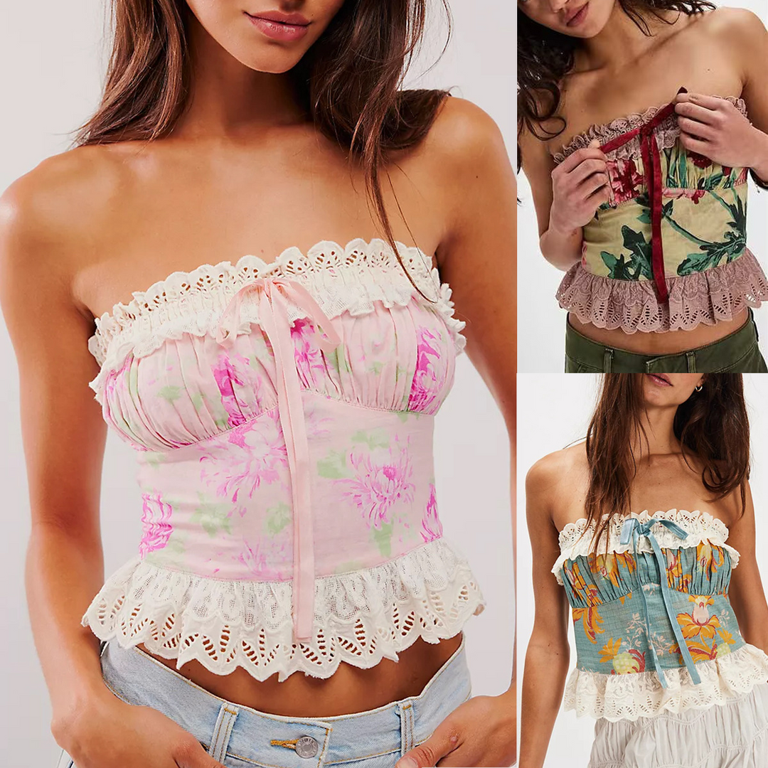 Harper Brooklyn | Lace Corset Top