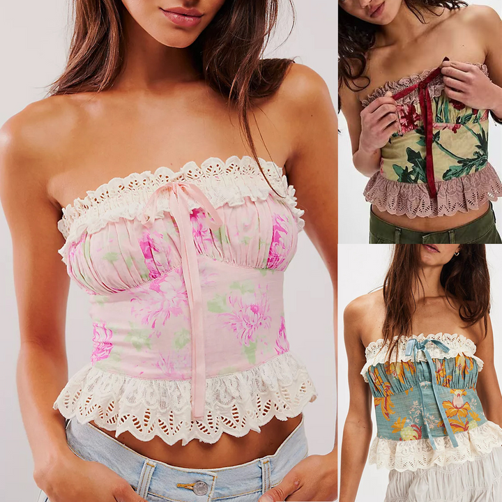 Harper Brooklyn | Lace Corset Top