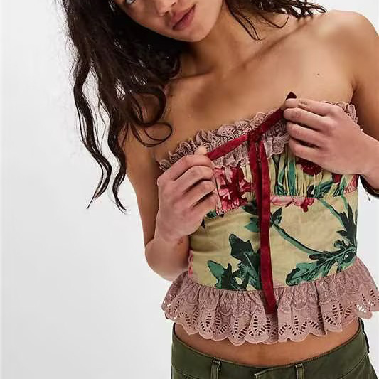 Harper Brooklyn | Lace Corset Top