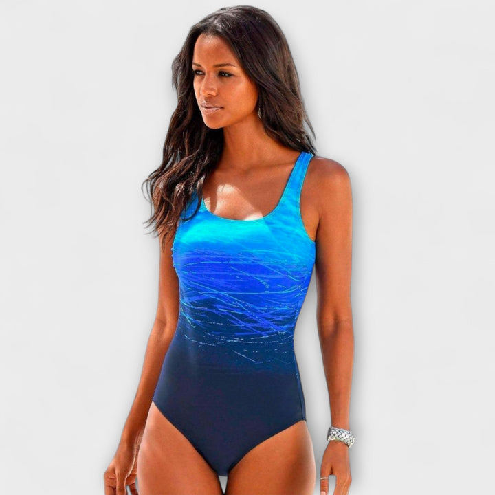 Harper Brooklyn| One-Piece Sport Swimsuit, Athletic Fit, Nylon, Black