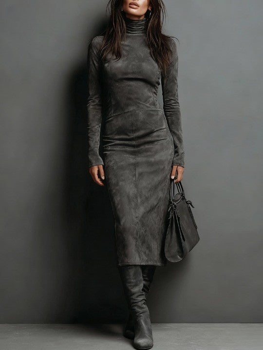 Harper Brooklyn | Suede Maxi Dress