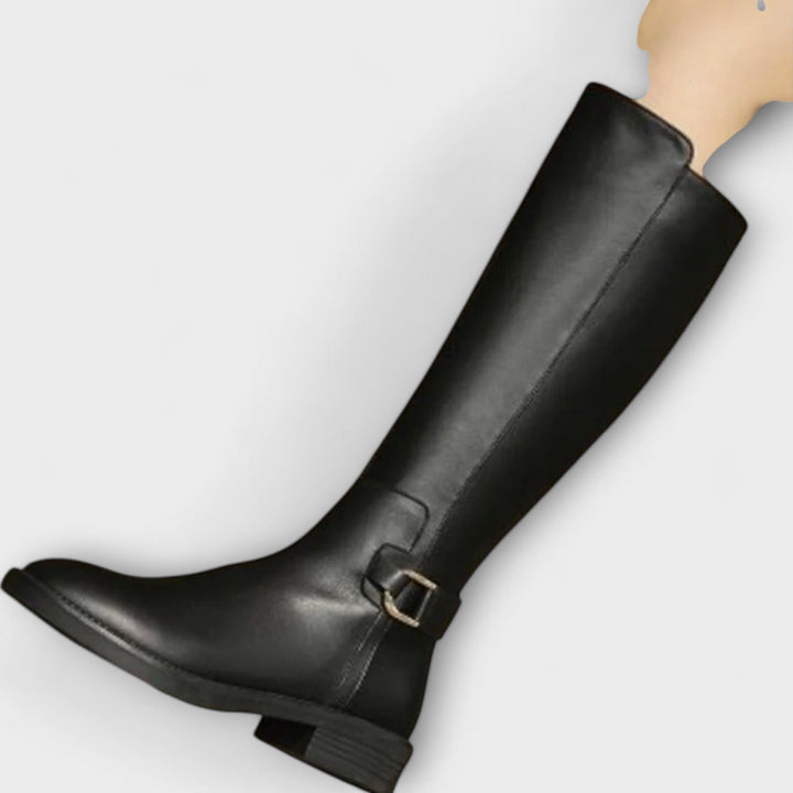 Harper Brooklyn | Leather Knee High Boots