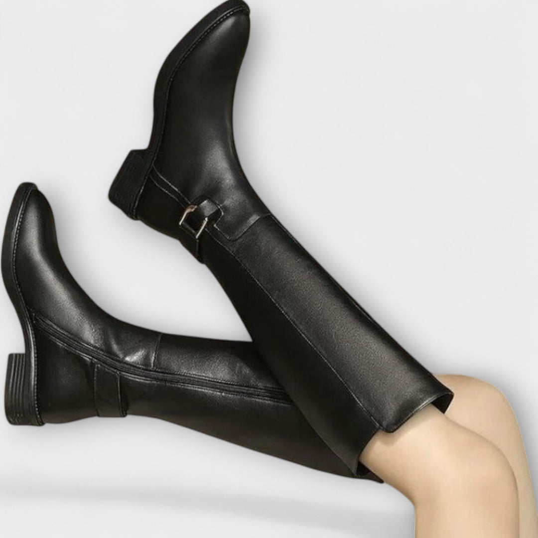 Harper Brooklyn | Leather Knee High Boots